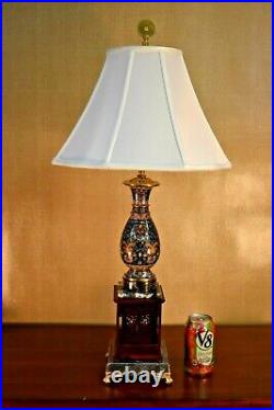 30 Chinese Cloisonne Vase Lamp-ebony Incensor-asian-oriental-porcelain