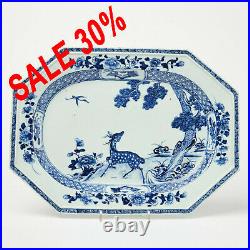 30% SALE on Rare Qianlong Chinese large blue and white Superb quality play dish