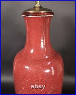 31 Antiques 19th Century Chinese Porcelain Oxblood Vase Lamp
