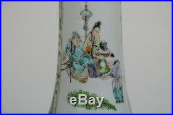 32 cm / 12,8 inch Large Antique Chinese Porcelain Vase, Palace Scenes, 19thC
