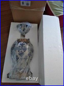 54 cm Extra large Chinoiserie European style Blue and White Chinese Ginger Jar