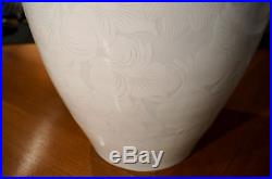 A Beautiful Very Large Chinese White Celadon Vase