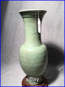A Large Chinese Longquan Yen Yen Vase Ming Dynasty