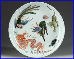 A Large Chinese famille Rose Plate 42 cm
