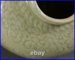 A Large and Important Chinese Yuan Dynasty Celadon Porcelain Vase