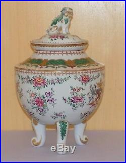 Antique 19thC Large Samson Paris Chinese Export Censer Lidded Vase Latin Sperabo