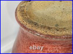 Antique Sang de Boeuf Large Ox Blood Red Langyao Flambe Vase Ginger Jar