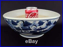 Beautiful Large Chinese Oriental Antiques Porcelain Blue and White Bowl