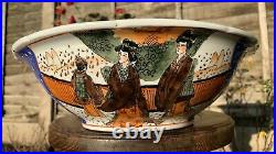 Beautifully Vintage Large Decorative Chinese Oriental Bowl (C3)