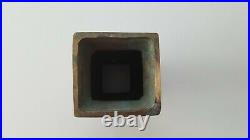 C. 19/20th Large Chinese Bronze Square Shaped Vase in Ancient Shang Style