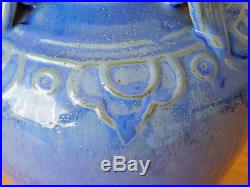 C. 20th Chinese Blue Monochrome Large Porcelain Vase