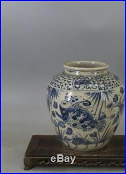 Chinese Blue Porcelain White Vintage Vase And Jar Old Rare Large Vases Flower