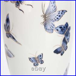 Chinese Ceramic Vase Large Smooth Handmade Vintage Wide Mouth Porcelain