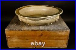 Chinese Large Tang Dynasty Yue Kiln Double Fish Bowl Diameter In 31 cm