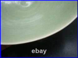 Chinese Ming Dynasty (1368-1644) nice large celadon bowl (60 photos) o4763