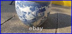 Chinese Ming Dynasty Large BlueWhite Bowl Jardinièr Plant pot