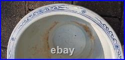 Chinese Ming Dynasty Large BlueWhite Bowl Jardinièr Plant pot