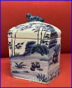 Chinese Pot. Large In Size. Table Box, Trinket Box