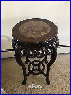 Chinese Rosewood Vase Stand Extra Large Antique Late 19th Century NEW PRICE