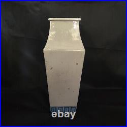 Chinese antique Kangxi marked large square vase