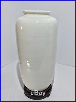 Large 17th18th C. Antique Chinese Blanc De Chine Porcelain Kangxi Lantern Vase