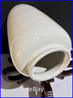 Large 17th18th C. Antique Chinese Blanc De Chine Porcelain Kangxi Lantern Vase