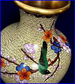 Large Antique Chinese Cloisonne Vase