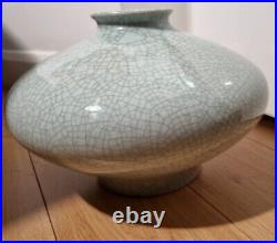 Large Antique Chinese Crackled Glaze Vase