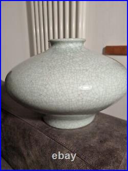 Large Antique Chinese Crackled Glaze Vase