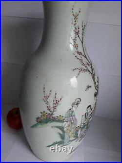 Large Antique Chinese Vase Late 19th Early 20th Century