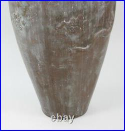Large Bronze Effect Chinese Style Urn