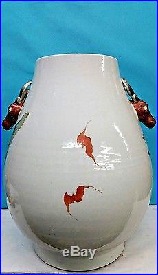 Large Chinese Famille Rose Vases