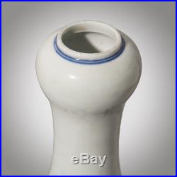 Large Chinese Porcelain Glaze Vases Garlic Bottle Ware Marked QianLong