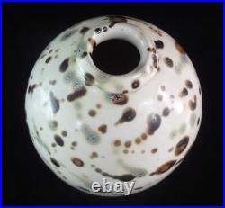 Large Fine Chinese Old YaoBian Brown Green White Glaze Porcelain Vase