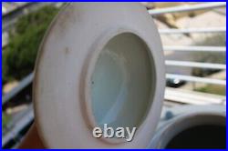 Large Pot with lid 41cm China Porcelain Production XIX Mottahedeh Tobacco Leaf