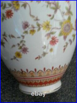 Large Vintage 17 Chinese/Japanese Oriental Bird/Floral Ginger Jar