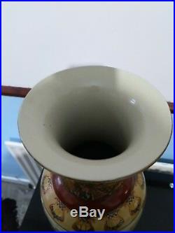 Large Vintage Beautiful Luxurious Original Ancient Chinese Porcelain Vase
