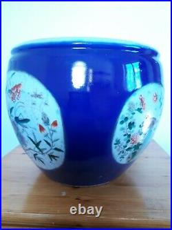 Large antique planter kangxi 19th century Restored A/F height 26 cm width 32