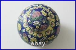 Large late imperial rose medallion Chinese ginger jar from prominent estate