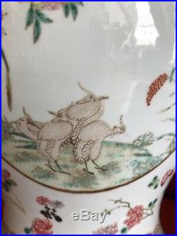 Old Early 20th Cent Chinese porcelain vase Republic Large Qing