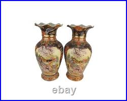Pair of 1950s Large Chinese Ceramic Vases