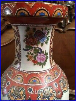 Pair of large oriental vases