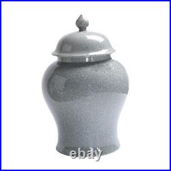 Porcelain Ginger Jar Storage Bottle Large Capacity Candy Ceramic Flower Vase