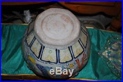 Quality Chinese Pottery Planter Vase Bowl-Large Size-Marked-Painted Scenes