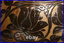 Rare Chinese Large Black Glazed Cizhou Jar (Jin / XiXia Dynasty) /