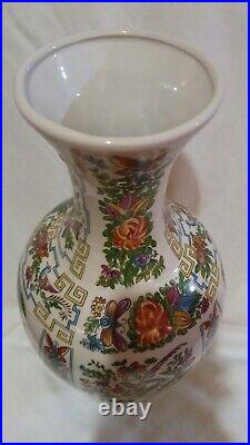 Stunning Large Oriental Ceramic Baluster Vase