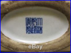 Superb Large Chinese Moon flask Vase / Qianlong Mark