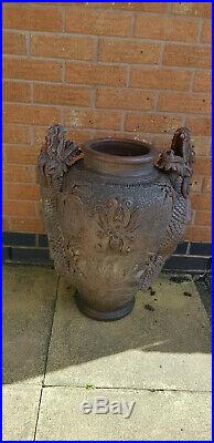 Terracotta Large Chinese Antique Pot Vase Urn Garden Pottery