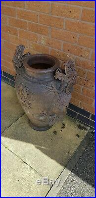 Terracotta Large Chinese Antique Pot Vase Urn Garden Pottery