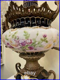 Unique Large Porcelain, Bronze Vase